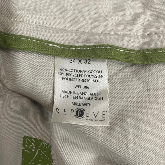 Haggar Men’s Life Khaki Comfort Straight Leg Pants in Light Tan Size 34 - Picture 13 of 14